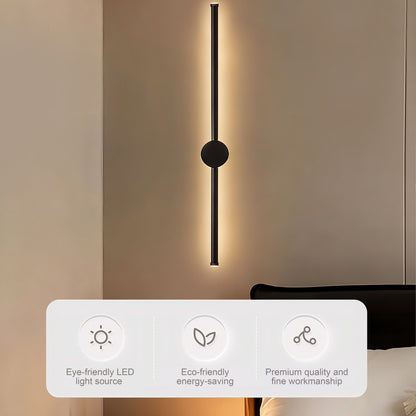 Nordic Style Wall Light, LED Reading Light for Bedroom, Living Room & Accent Wall