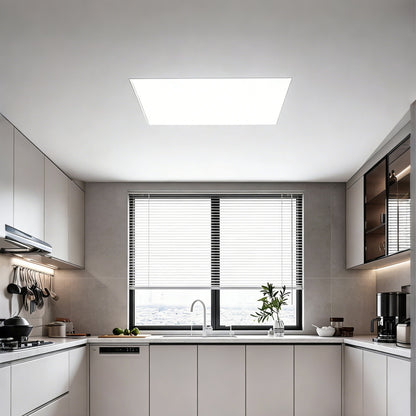 Smart Eye-Caring LED Ceiling Light - Recessed Panel Light for Kitchen, Bathroom & Restroom