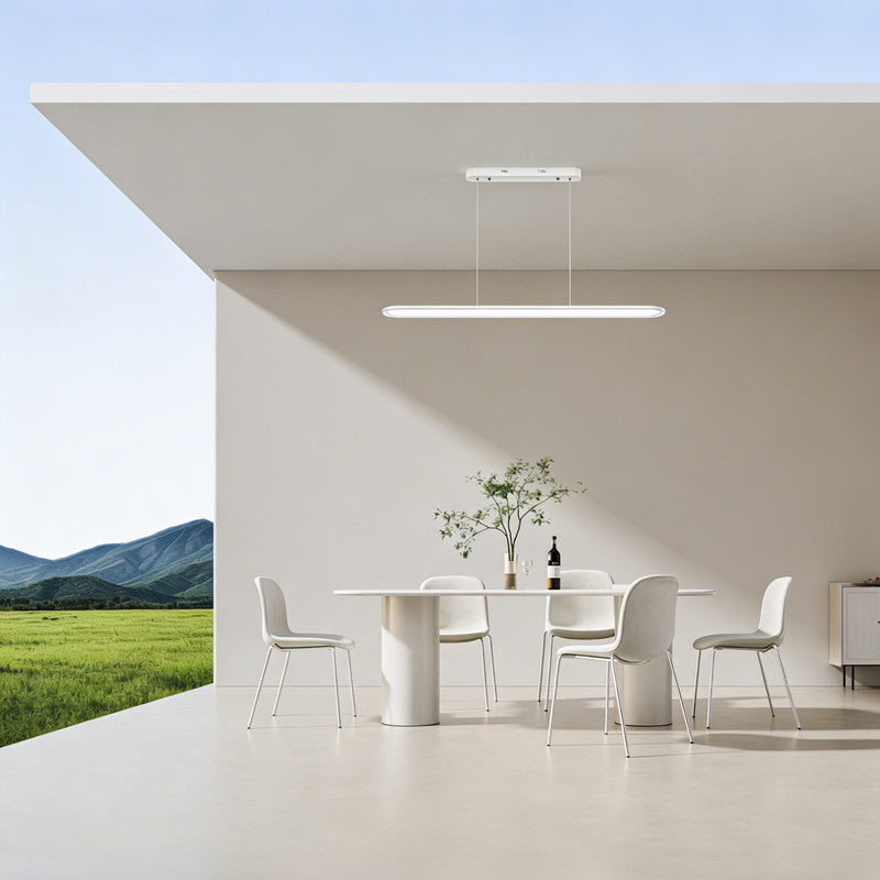 59 in. Smart Full-Spectrum Eye-Caring Light Pendant Light for Dining Room & Study