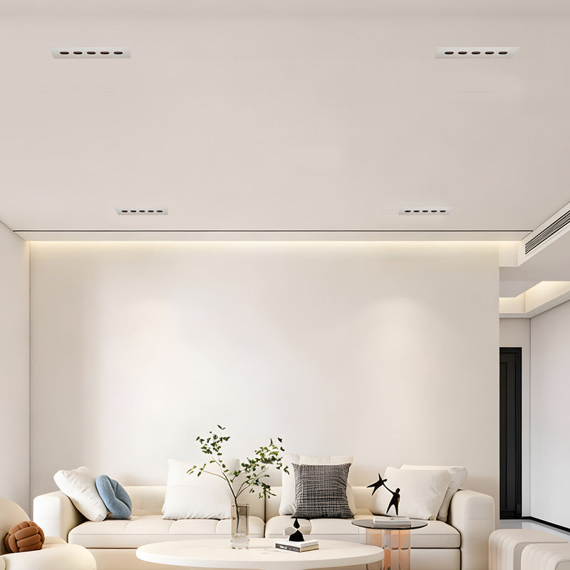 Glare-Free Recessed Grille Light for Hallway & Living Room
