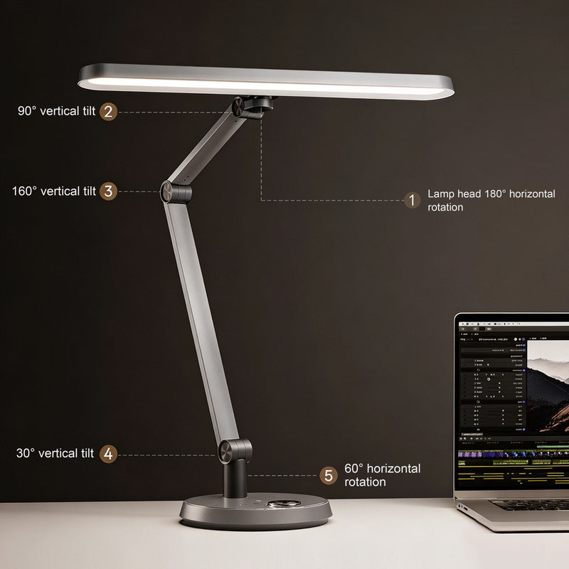 20.5 in. Eye-Caring Study Lamp for Kids & Students, Bedroom Use