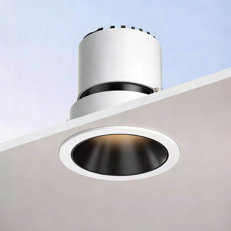 Full-Spectrum LED Recessed Downlight,  2.95 in. Eye-Caring, Deep Cup Design, Glare-Free