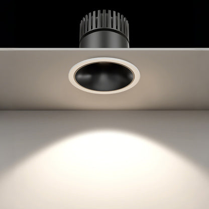 Full-Spectrum Eye-Caring LED Recessed Light, 2.95 in.  Glare-Free Design for Living Room