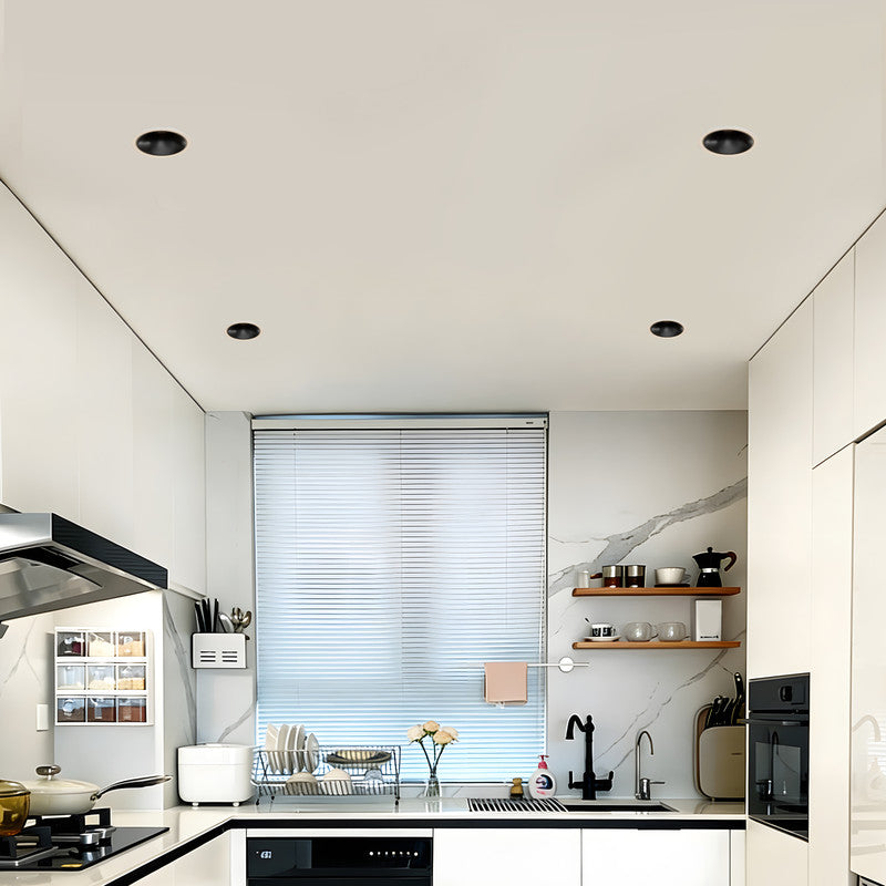 Full-Spectrum Eye-Caring LED Recessed Light, 2.95 in.  Glare-Free Design for Living Room