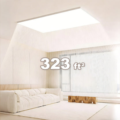 1.2 in. Smart Full-Spectrum Eye-Caring Ceiling Light for Living Room & Bedroom