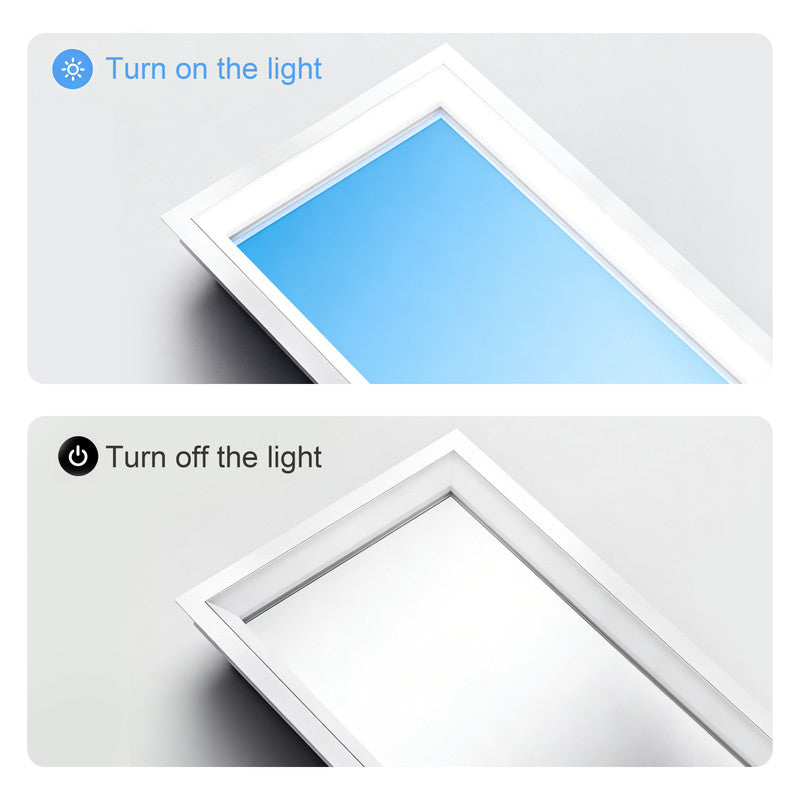 Clear Sky LED Ceiling Light, Eye-Caring  Light for Living Room, Kitchen & Bathroom